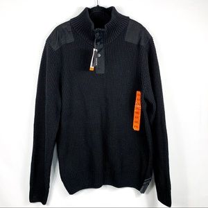 Buffalo David Bitton Mens Mock Neck Sweater 2XL